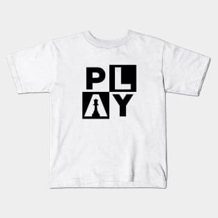 Play Chess Chequered Design Kids T-Shirt